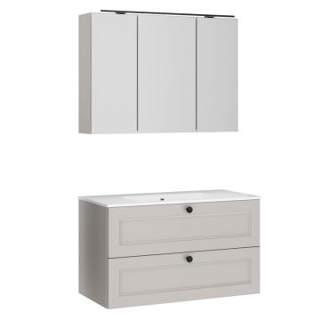 Nobilia Country Badmöbel Set 20 - 101 cm