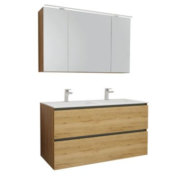 Nobilia Valea Line N Badmöbel Set 19 - 121 cm