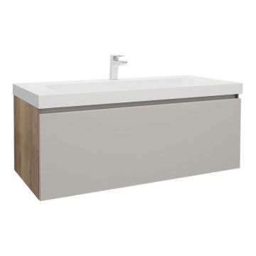 Nobilia Nio Line N Waschtisch mit Unterschrank Set 7 - 121 cm