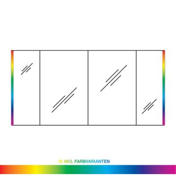 Pelipal PCON Spiegelschrank 143 cm Skizze