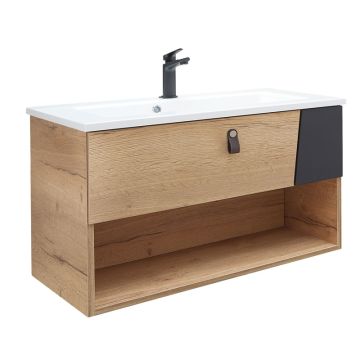 Pelipal Serie 7040 Glaswaschtisch mit Unterschrank - 92 cm