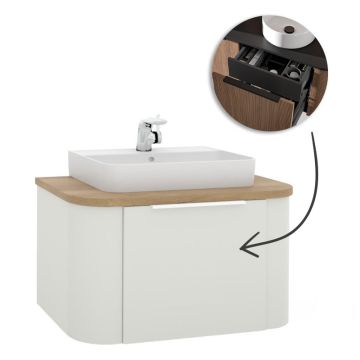 Pelipal Serie 7200 Waschtisch mit Unterschrank Set 87 cm