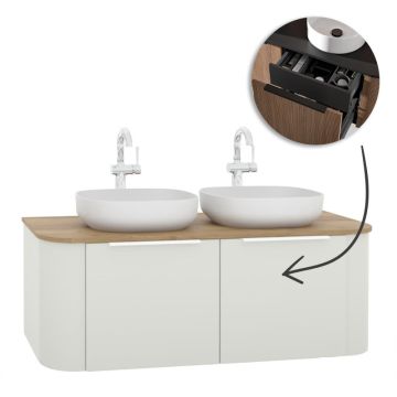 Pelipal Serie 7200 Waschtisch mit Unterschrank Set 137 cm