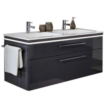 Puris Cool Line Waschtisch mit Unterschrank Set 7 - 122 cm