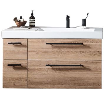 Puris Kera Plan Waschtisch mit Unterschrank - 122 cm