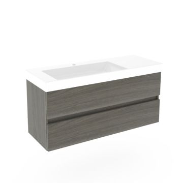 Puris Kera Plan Waschtisch mit Unterschrank - 122 cm