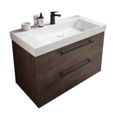 Puris Kera Plan Waschtisch mit Unterschrank - 92 cm