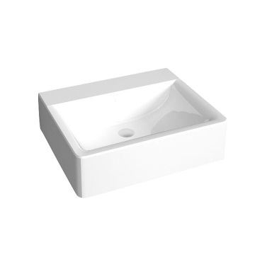 Puris Kera Plan Keramik Aufsatzwaschtisch CUBE 55 cm