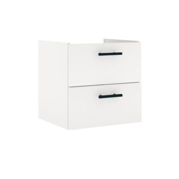 Puris Kera Plan Waschtischunterschrank - 50 cm, 2 Auszüge für LAUFEN Val 550