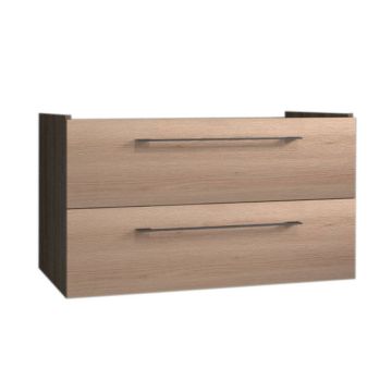Puris Kera Plan Waschtischunterschrank - 80 cm, 2 Auszüge, für LAUFEN Pro S 850