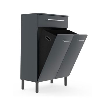 Puris Quada Highboard 60 cm Breite geöffnet