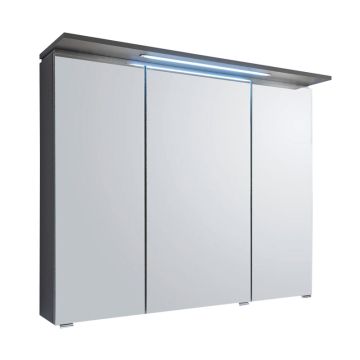 Puris Quada Spiegelschrank 100 cm mit Gesimsboden