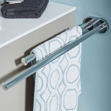 Puris Zubehör Handtuchhalter chrom, zweiarmig, ausziehbar