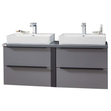 Puris Modern Life Waschtisch mit Unterschrank Set 5 mit Griffleisten