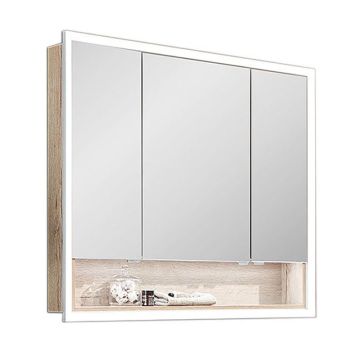 Puris Rounds Spiegelschrank - 95,1 cm, Einbauspiegelschrank