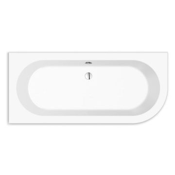 Repabad Livorno Freistehende Badewanne - 165 oval F rechts - Acryl 1