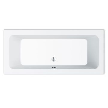 Repabad Abano Rechteck-Badewanne 180 - Acryl, in Weiß