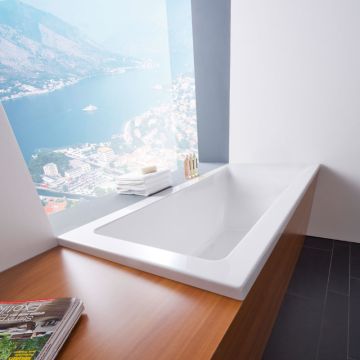 Repabad Arosa Ergo Rechteck-Badewanne 180 - Acryl, in Weiß, Ambiente