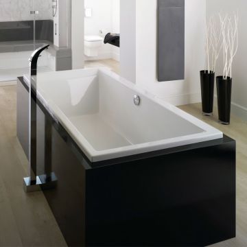 Repabad Genf Rechteck-Badewanne 190 - Acryl, Ambiente 1