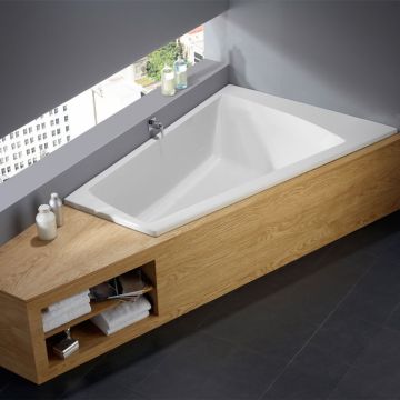 Repabad Genf Duo Eck-Badewanne 170 links - Acryl, Ambiente