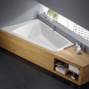 Repabad Genf Duo Eck-Badewanne 170 rechts - Acryl, Ambiente