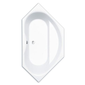 Repabad Tika Eck-Badewanne 145 OE - Acryl, in Weiß