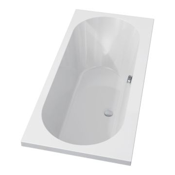 Riho Rechteck-Badewanne Carolina - Acryl - 170 x 80 cm, Weiß