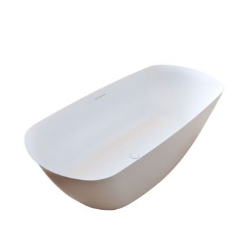 Riho Freistehende Badewanne Bilo - Solid Surface - 165 / 77, weiß matt