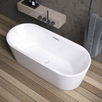 Riho Freistehende Badewanne Modesty - Acryl - 170 x 76 cm, Ambiente