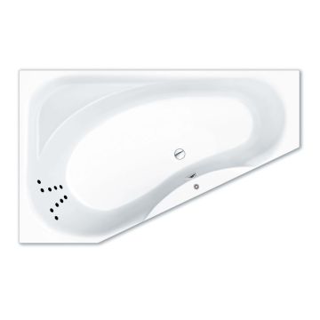 Repabad Tika 165 x 95_50 cm rechts, mit Rückentherapie