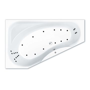 Repabad Tika 165 x 95_50 cm rechts, mit Aqua-Comfort