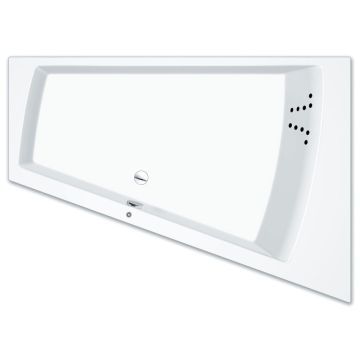 Repabad Genf Duo 180 x 130_65 cm links, mit Rückentherapie