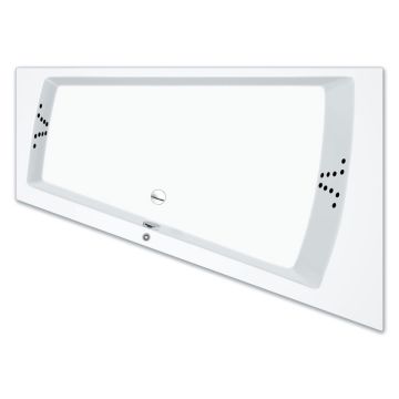 Repabad Livorno 175 x 120_65 cm Duo links, mit Aquapunktur