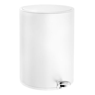 Smedbo OUTLINE Lite Kosmetikeimer 6 Liter, Soft Close - Weiß