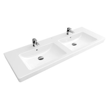 Villeroy und Boch Subway 2.0 Möbelwaschtisch - 130 cm, Doppelwaschtisch