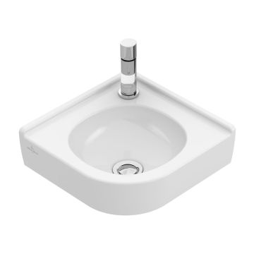 Villeroy und Boch O.novo Wandwaschtisch / Eck-Handwaschbecken - 32 cm