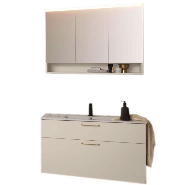 Badea Classic Badmöbel Set VERONA 12-01 - 121 cm