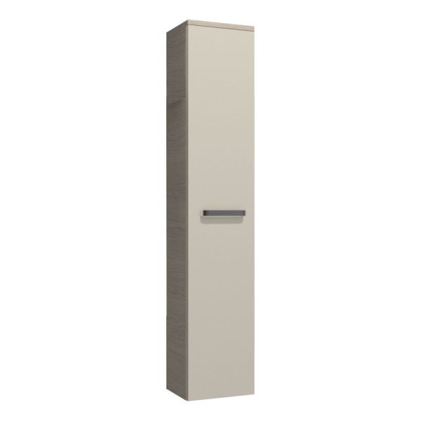 Badea Mittelschrank 25 cm, 1 Tür, 3 Glaseinlegeböden, inkl. Abdeckplatte