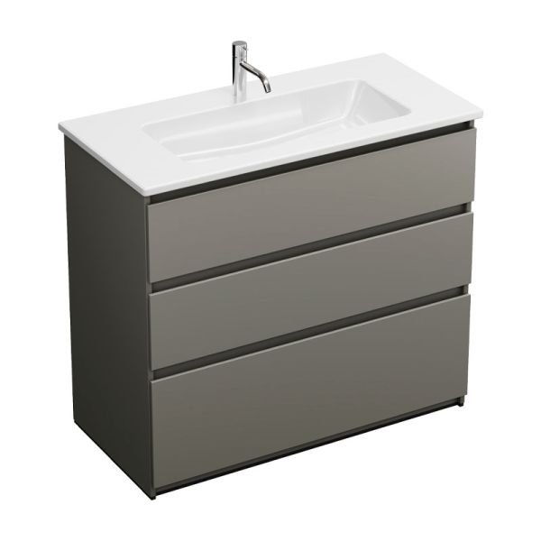 Burgbad LIN20 Waschtisch mit Unterschrank Set 103 cm