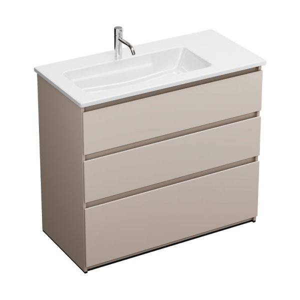 Burgbad LIN20 Waschtisch mit Unterschrank Set 103 cm L26
