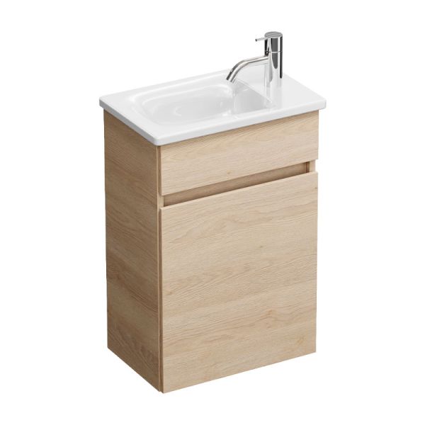 Burgbad LIN20 Waschtisch mit Unterschrank Set 1 Gäste Bad - 43 cm