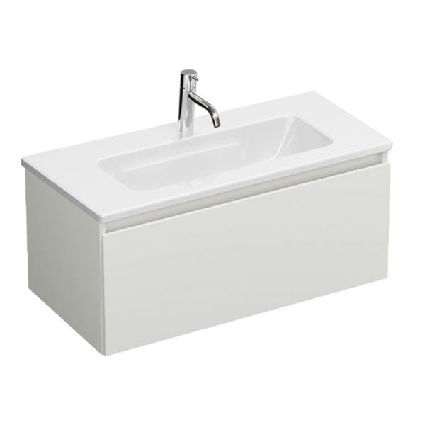 Burgbad LIN20 Waschtisch mit Unterschrank Set 83 cm