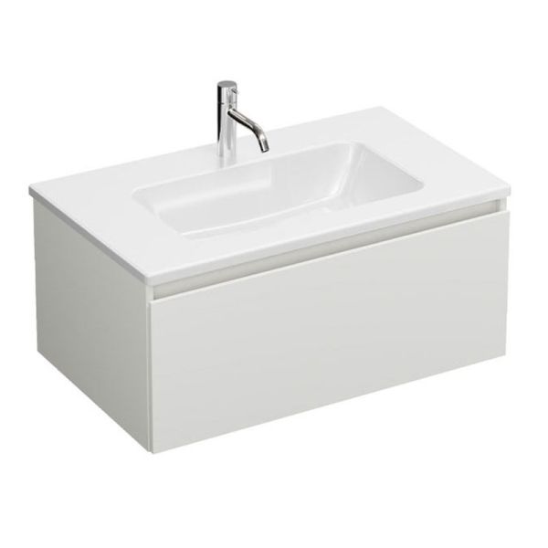 Burgbad LIN20 Waschtisch mit Unterschrank Set 83 cm