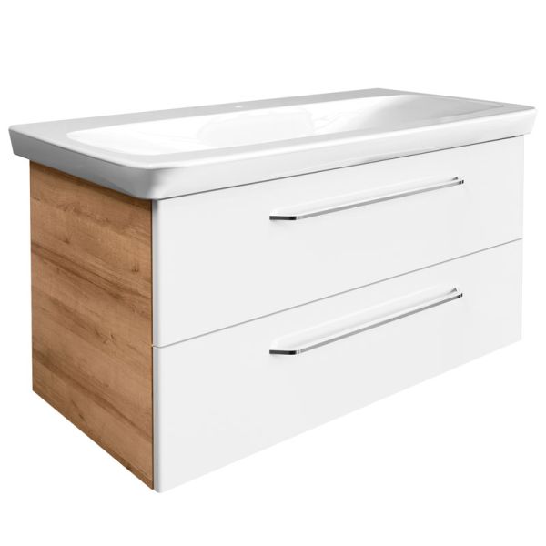 Fackelmann Milano Waschtisch mit Unterschrank - 107,5 cm