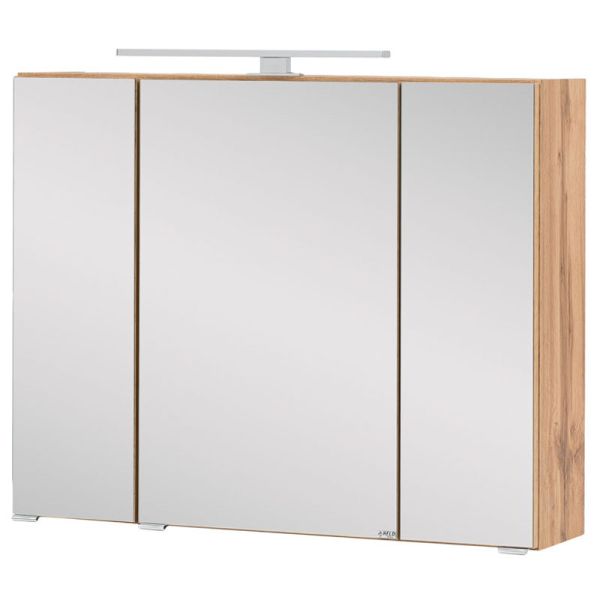 Held Möbel Kopenhagen 3D Spiegelschrank 80 cm