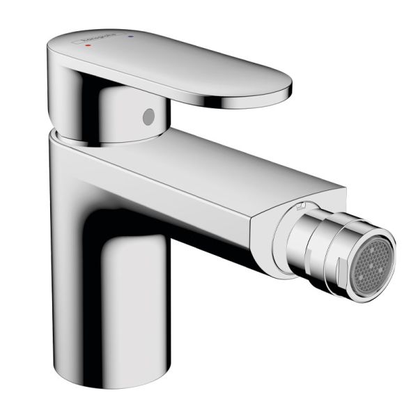 Hansgrohe Vernis Blend Bidetarmatur mit Zugstangen-Ablaufgarnitur