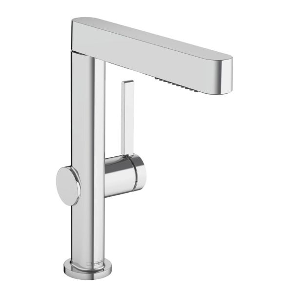 Hansgrohe Finoris Waschtischarmatur mit Push-Open Ablaufgarnitur