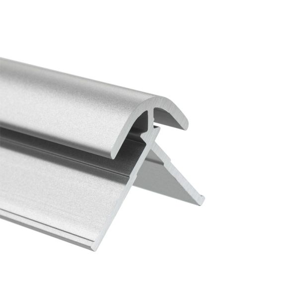 HSK Renodeco Eckprofil außen rund, Profilfarbe alu silber-matt