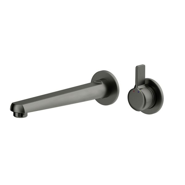 HSK Shower und Co Waschtischarmatur - Unterputz-Einhebelmischer AquaXPro, Gunmet