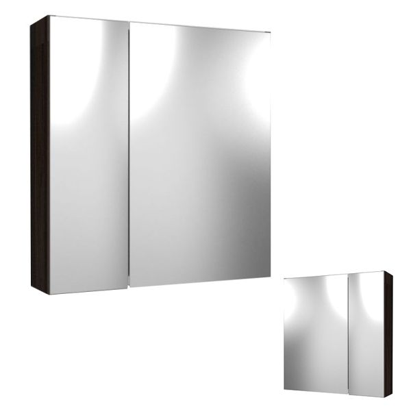 Laguna Spiegelschränke Spiegelschrank - 70 cm, Profilansicht